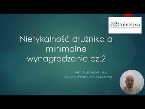 "Nietykalność dłużnika a minimalne wynagrodzenie" - Bartłomiej Heichel oraz Wojciech Mól