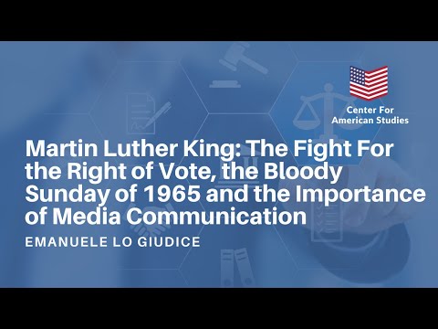 "Martin Luther King: The Fight For the Right of Vote, the Bloody Sunday... "- Emanuele Lo Giudice