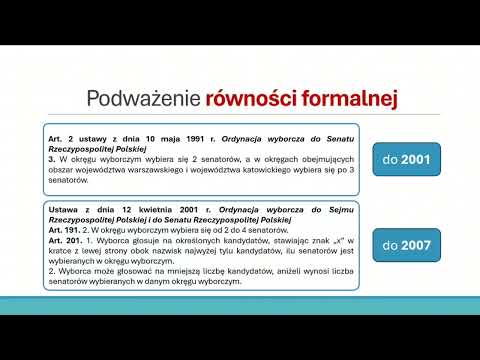 "Równość wyborów do Senatu w Polsce i Stanach Zjednoczonych" - Kamil Urbański